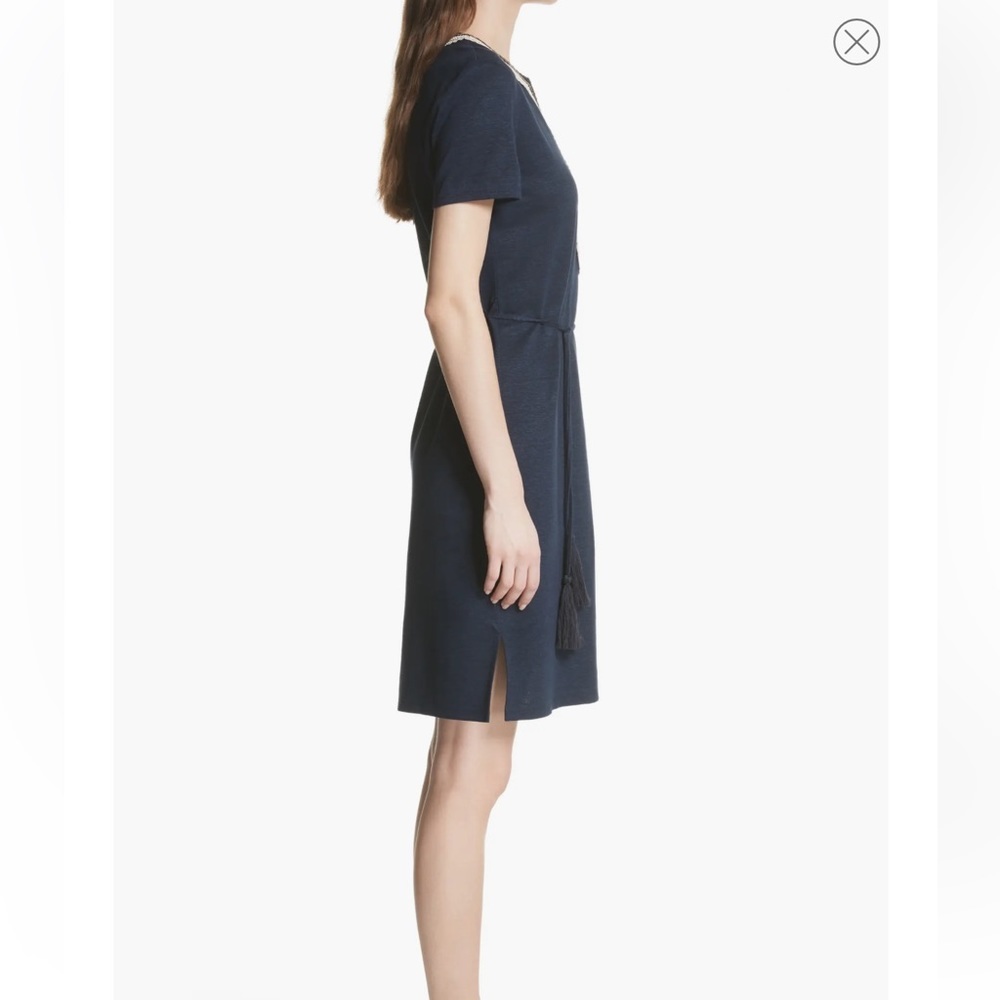 Tory Burch  Liliana Soutache Linen Dress NWT size XS - Picture 7 of 7